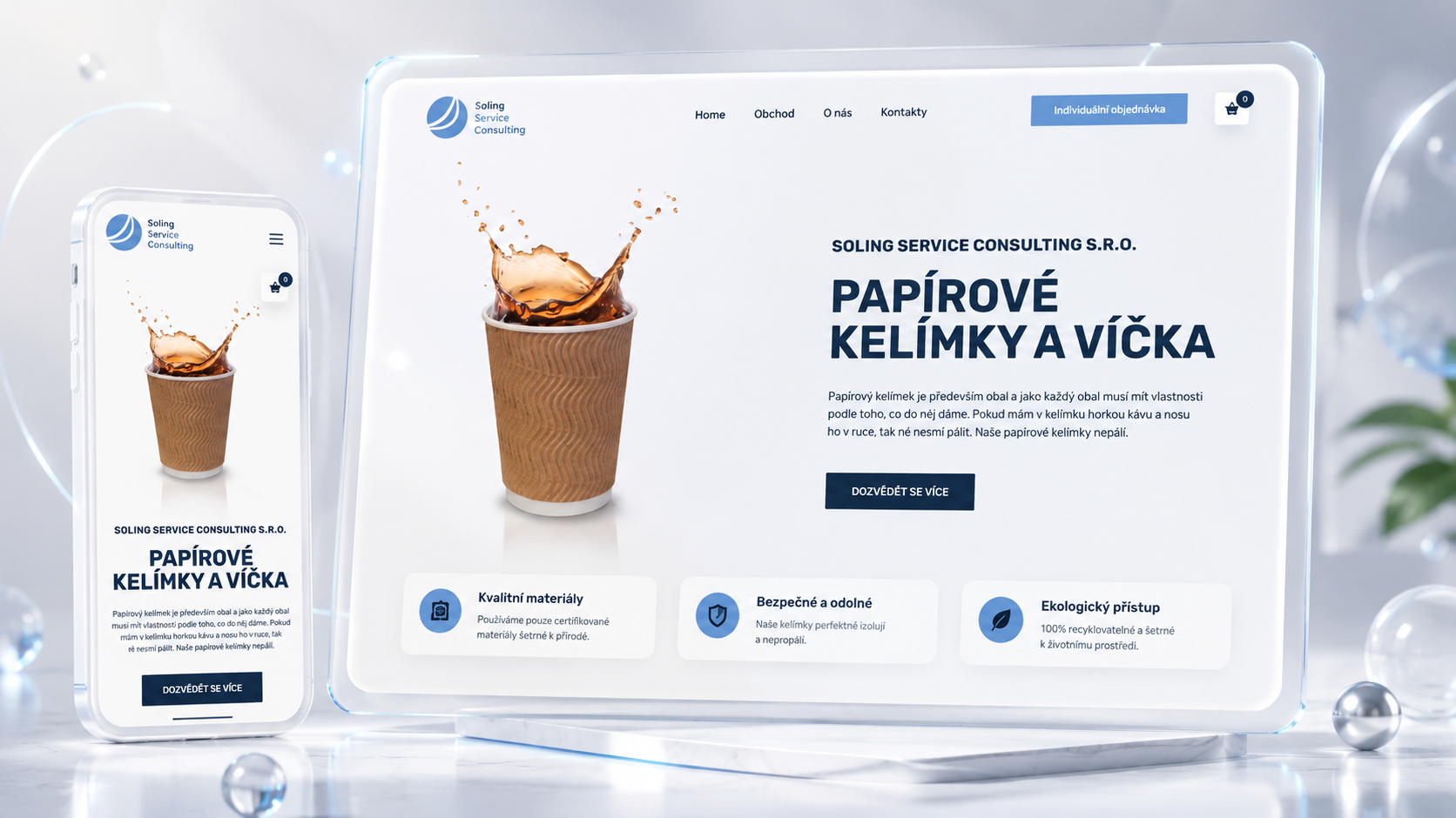 Дизайн сайту Soling